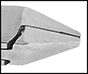 Image of Specification. Front orientation. ZoomedIn view. Contains Border. Tapered Head. Corrosion-Resistant Wire Cutters.