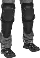 Image of ProductInUse. Knee Pads with Shin Guards. Front orientation. Knee Pads. Knee Pads, Style D, Shin Guard.