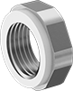 Image of Product. Front orientation. Pipe Locknuts. Extreme-Pressure Stainless Steel Threaded Pipe Locknuts.