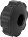 Image of Product. Front orientation. Knobs. Comfort-Grip Threaded Through-Hole Knobs.