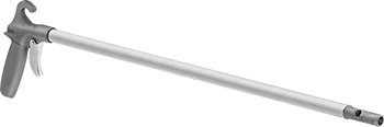 Image of Product. Front orientation. Pistol Blowgun, Long Reach, 24" Long Nozzle.