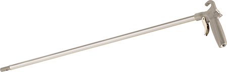 Image of Product. Back orientation. Pistol Blowgun, Long Reach, 36" Long Nozzle.