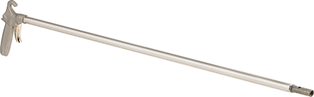 Image of Product. Front orientation. Pistol Blowgun, Long Reach, 36" Long Nozzle.