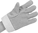 Image of ProductInUse. Kevlar/PBI Fabric Gloves. Front orientation. Gloves. Extreme Heat-Protection Gloves, Kevlar/PBI Fabric, Gloves.