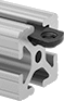 Image of ProductInUse. Front orientation. T-Slotted Framing and Fittings. T-Slotted Framing Fasteners, End-Feed Nuts.