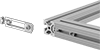 T-Slotted Framing Structural Brackets