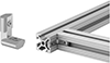 T-Slotted Framing Structural Brackets