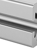 Image of Specification. Side1 orientation. ZoomedIn view. Smooth Rail. T-Slotted Framing Rails.
