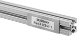 Image of ProductInUse. Front orientation. T-Slotted Framing and Fittings. Label Holders for T-Slotted Framing, Label Holders.