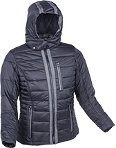 Image of Product. Front orientation. Jackets. Cold-Protection Jackets, Hooded-Long-Sleeve Jacket, Nylon Fabric.