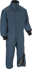 Image of Product. Style A. Front orientation. Coveralls. Cold-Protection Coveralls, Style A, Long-Sleeve Coveralls.