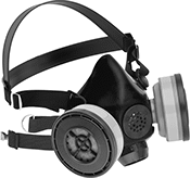 Image of Product. Front orientation. Respirators. Half-Face Respirators, Honeywell RU8500.
