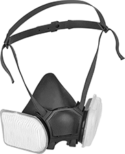 Image of Product. Front orientation. Respirators. Half-Face Respirators, Moldex 7800.