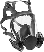 Image of Product. Front orientation. Respirators. Full-Face Respirators, Moldex 9000.