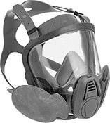 Image of Product. Front orientation. Respirators. Full-Face Respirators, MSA Advantage 3200.