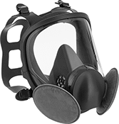 Image of Product. Front orientation. Respirators. Full-Face Respirators, 3M 6000.