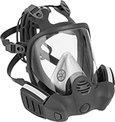 Image of Product. Front orientation. Respirators. Full-Face Respirators, 3M FF-800.
