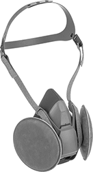 Image of Product. Front orientation. Respirators. Half-Face Respirators, 3M 6500QL.