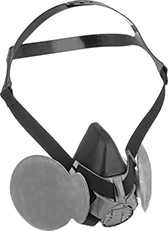 Image of Product. Front orientation. Respirators. Half-Face Respirators, MSA Advantage 420.