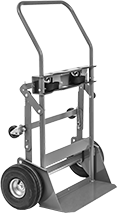 Image of Product. Front orientation. Cylinder Trucks. Stable-Ride Side-by-Side Double-Cylinder Trucks.