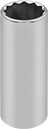 Image of Product. Front orientation. Sockets. 12-Point Sockets, Chrome-Plated Steel, Deep Clearance.
