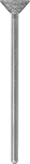 Image of Product. Front orientation. Grinding Bits. Miniature Long-Life Grinding Bits for Nonmetals, Style 1.