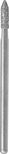 Image of Product. Front orientation. Grinding Bits. Miniature Long-Life Grinding Bits for Nonmetals, Style 4.