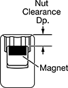 Image of Attribute. Front orientation. Contains Annotated. Fastener-Holding 6-Point Impact Sockets.