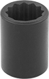Image of Product. Front orientation. Sockets. 12-Point Impact Sockets, Standard Clearance.