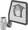 On/Off Valves with Push Handle for Eye Wash Stations