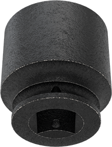 Image of Product. Bottom orientation. 6-Point Impact Socket, Standard, 3/4" Square Drive, 1-1/2" Size, 2-1/4" Long.