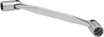 Image of Product. Front orientation. Socket Wrenches. Flex-Head Socket Wrenches, 12-Point Opening.
