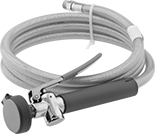 Image of Product. Front orientation. Eye Wash Station Replacement Parts. Eye Wash Station Spray Hose.