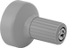 Image of Product. Front orientation. Micrometer Speeder Knobs. Mitutoyo Speeder Knobs for Outside Micrometers, For Ratchet Thimbles.