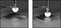 Image of Product. Vacuum Shown Off and On. Front orientation. ZoomedIn view. Contains Border, MultipleImages. Vacuum Workholding Plates.
