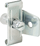 Image of Product. Screw On Rail Stops for DIN 3 Rails. Front orientation. DIN Rail Stops. For DIN 3 Rails, Screw On.