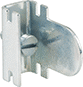 Image of Product. Screw On Rail Stops for DIN 1 Rails. Front orientation. DIN Rail Stops. For DIN 1 Rails, Screw On.
