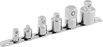 Image of Product. Front orientation. Socket Adapters. Square Drive Size Adapter Sets, 6 Pieces.