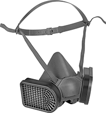 Image of Product. Front orientation. Respirators. Half-Face Respirators, Moldex 7000.