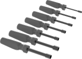 Image of Product. Front orientation. Nutdrivers. Nutdriver Sets, Plain Grip.