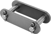 Clog-Resistant Flat-Edge Roller Chain and Links