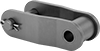 Clog-Resistant Flat-Edge Roller Chain and Links