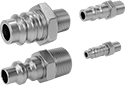 Image of Product. Front orientation. Hose Coupling Size-Identification Kits. Industrial Quick-Disconnect Hose Coupling Size-Identification Kits.
