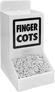 Image of Product. Front orientation. Finger Cot Dispensers. Disposable Finger Cot Dispensers.