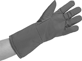 Image of ProductInUse. Full Hand. Front orientation. Gloves. Extreme Cold-Protection Gloves, Nylon Fabric, Full Hand.