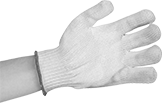 Image of ProductInUse. Front orientation. Gloves. Low-Linting Cut-Protection Gloves.