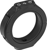 Image of Product. Front orientation. Cable and Hose Carrier Accessories. Any-Which-Way Enclosed Cable and Hose Carriers, Support Mounting Bracket.