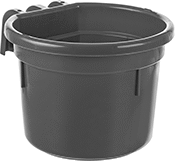 Image of Product. Front orientation. Pails. Plastic Pails with Molded Hook, 2 gal. Capacity.