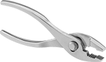 Image of Product. Plain Grip. Front orientation. Slip-Joint Pliers. Corrosion-Resistant Slip-Joint Pliers, Stainless Steel, Plain Grip.