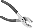 Image of Product. Front orientation. Slip-Joint Pliers. Nonmarring Slip-Joint Pliers, Brass.